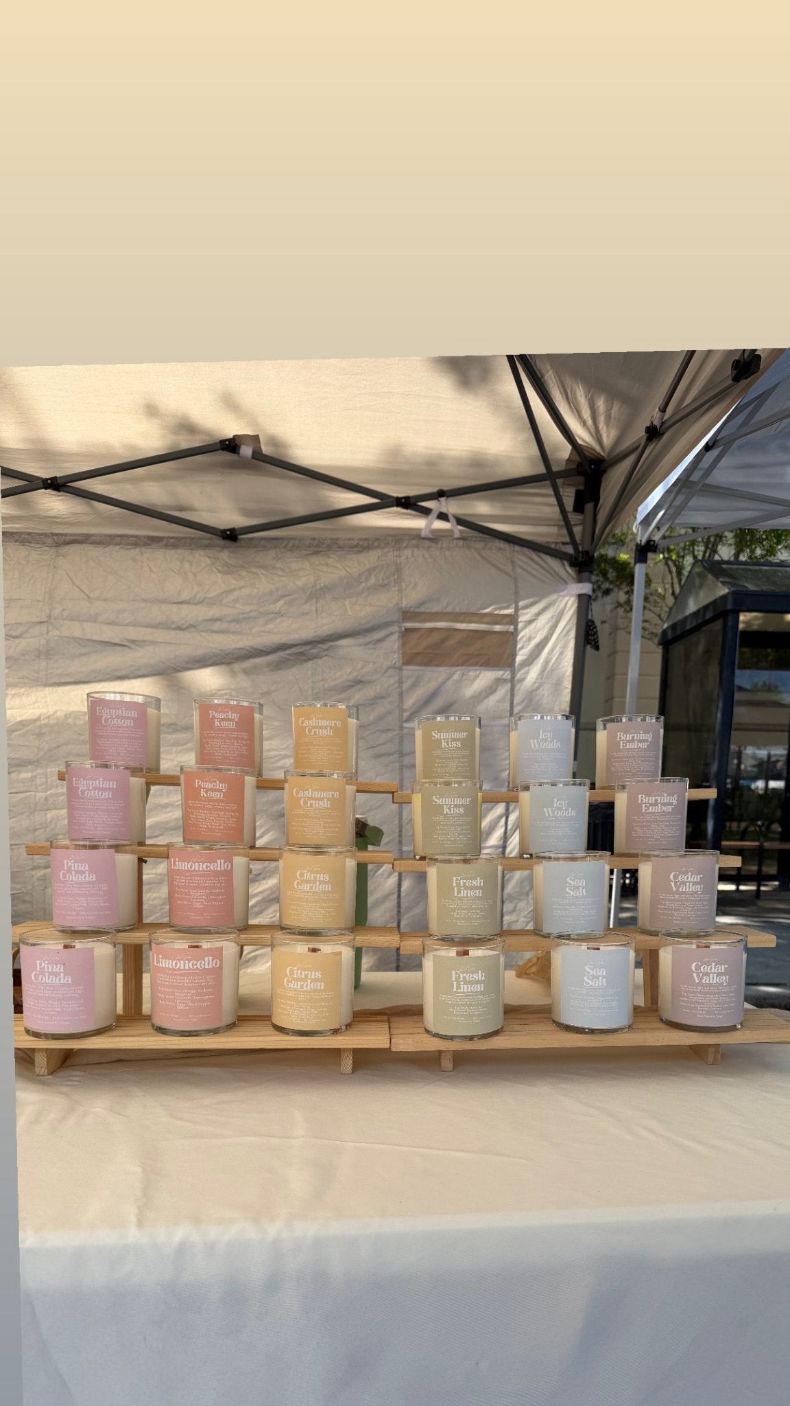 Egyptian Cotton Candle - Lolia's Studio