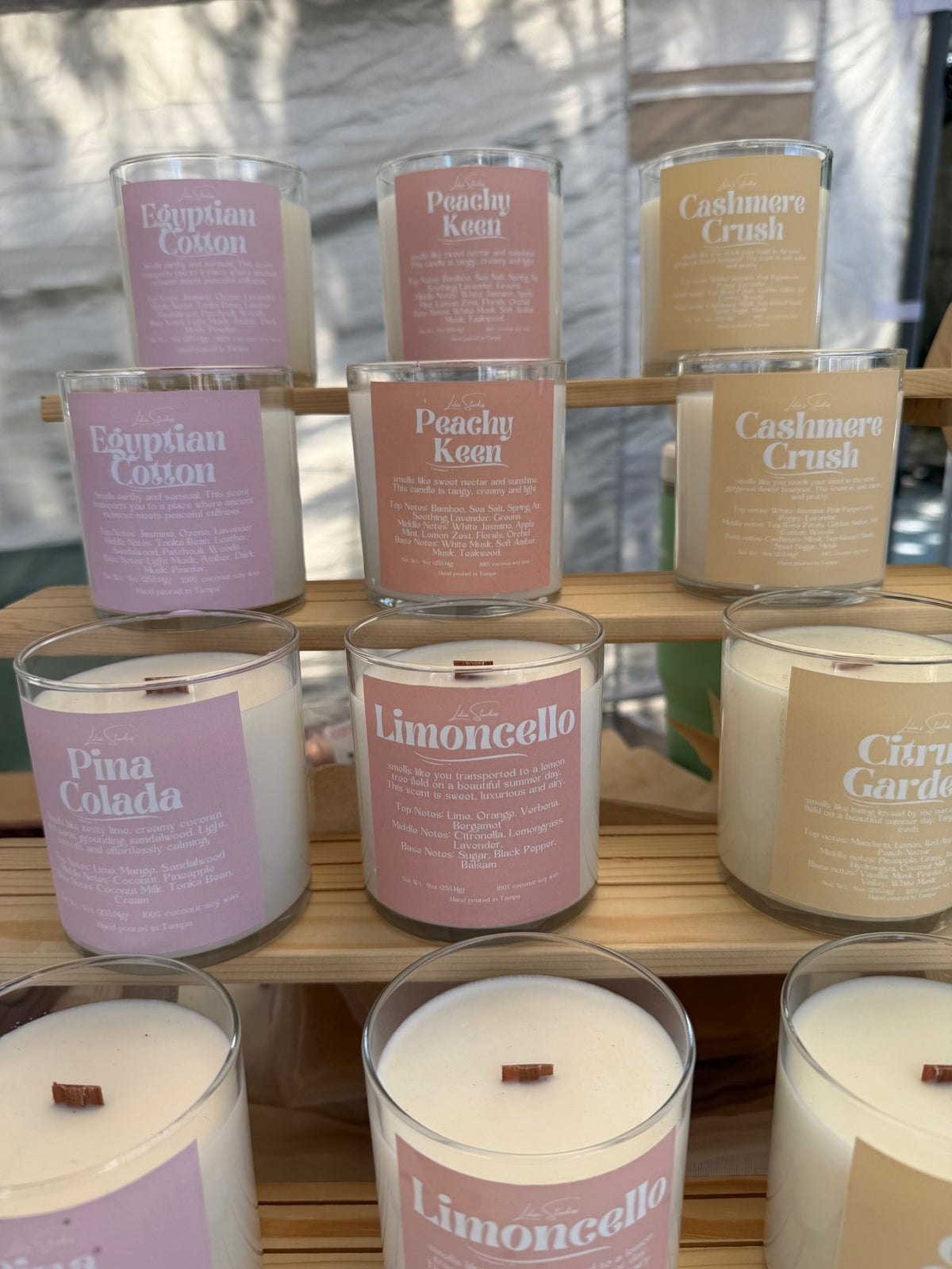 Egyptian Cotton Candle - Lolia's Studio