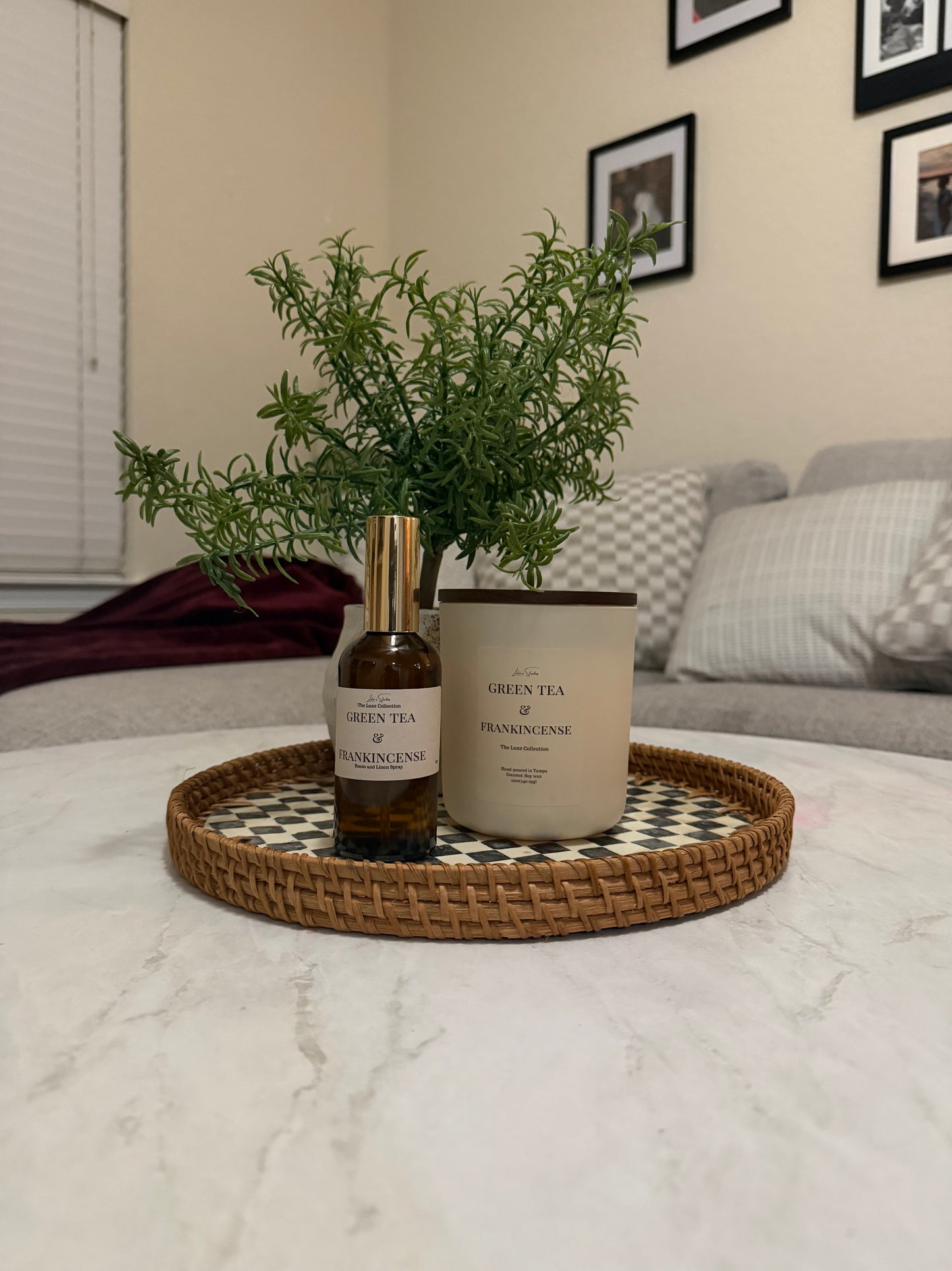 Green Tea & Frankincense Candle